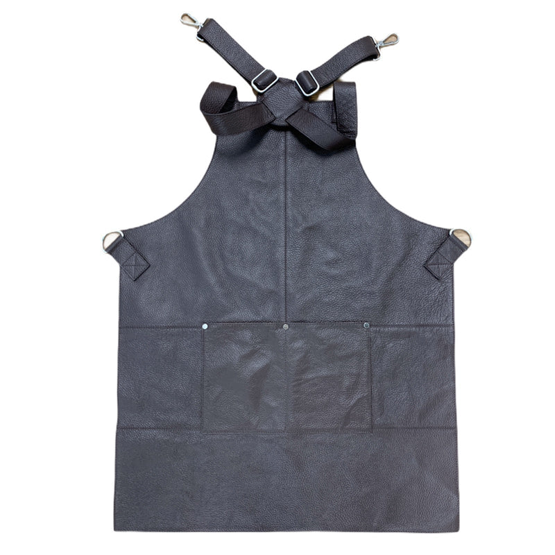 Load image into Gallery viewer, BUFFALO LEATHER APRON Cooking Chef Hairdresser Waterproof Durable Quality - Brown-0
