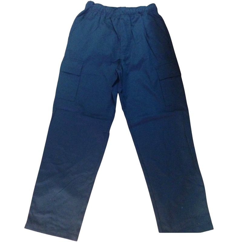 Load image into Gallery viewer, Mens CARGO PANTS Trousers Elastic Waist 100% COTTON Army Military PLAIN Casual-13
