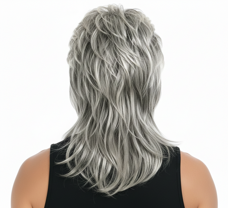Load image into Gallery viewer, MULLET WIG 80s Fancy Dress Mens Party Costume Rock Bogan Accessory Punk 70s 90s - Ash Blonde-2
