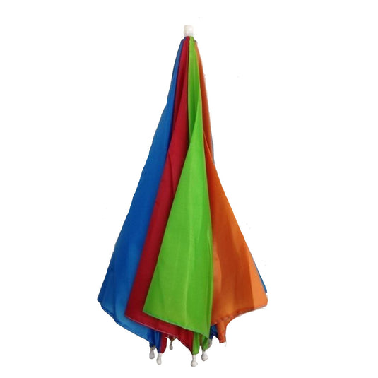 5x RAINBOW UMBRELLA HAT Rain Beach Sun Rain Cap Costume Camping Fishing BULK-4