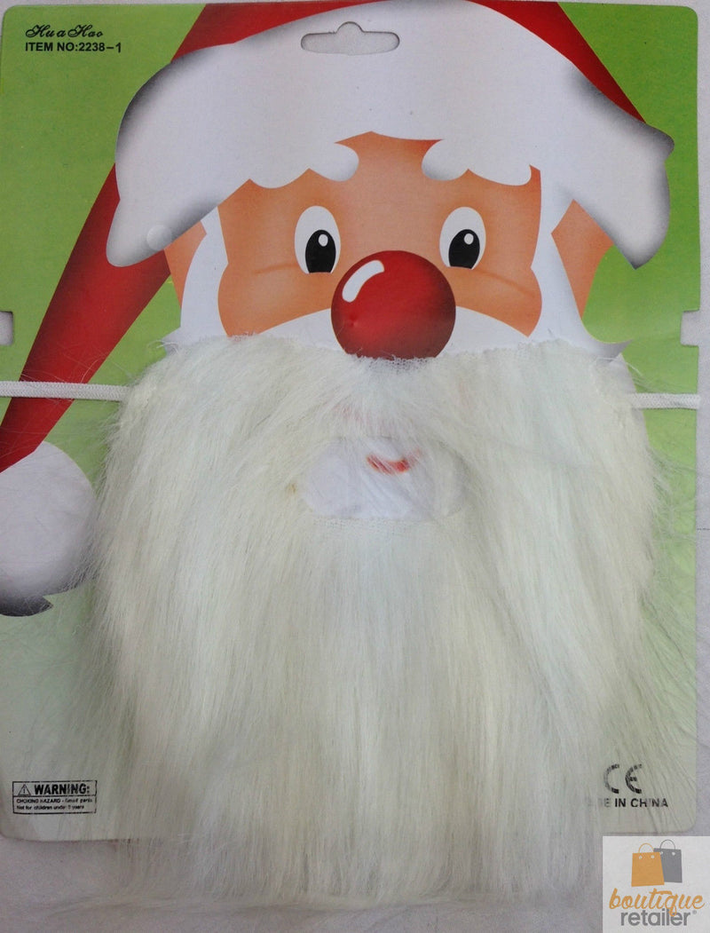 Load image into Gallery viewer, SANTA CLAUS BEARD Christmas Costume Fancy Dress Xmas Holiday One Size-2
