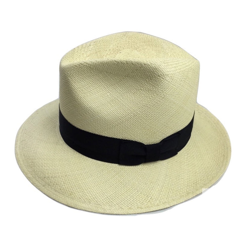 Load image into Gallery viewer, Ecuadorian Brisa Grade 8 Panama STRAW HAT Fedora Trilby MADE IN USA K10-5
