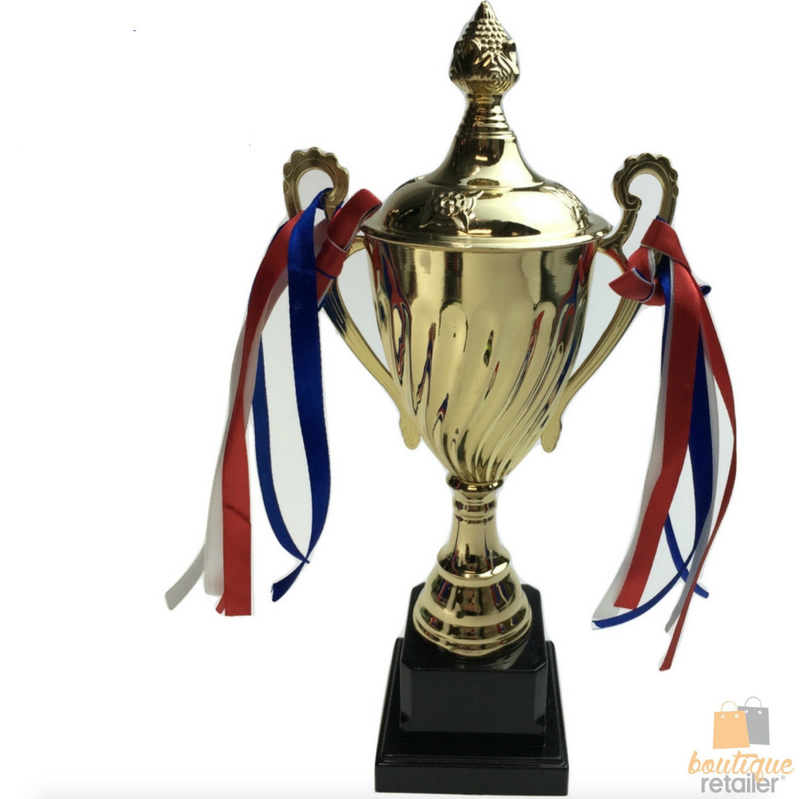 Load image into Gallery viewer, 30cm TROPHY CUP Sport Award Football School Table Tennis Gold Winner-2
