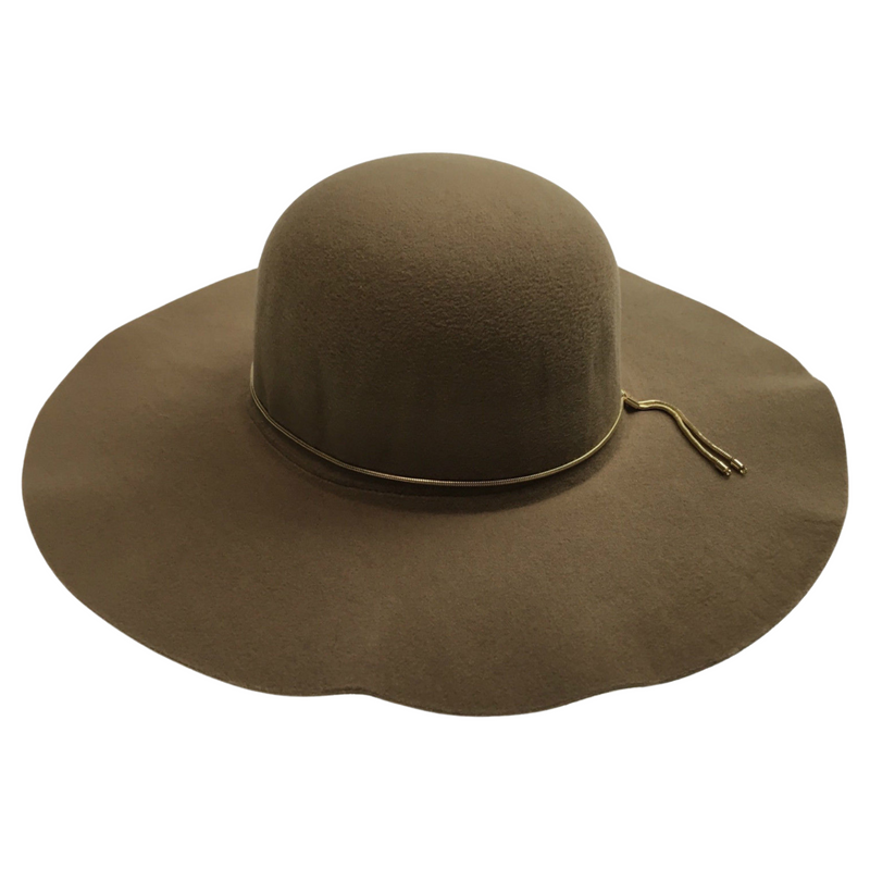 Load image into Gallery viewer, Wide Brim Felt Hat Floppy Vintage Fedora Bowler Cloche Ladies Fashion Cap-2
