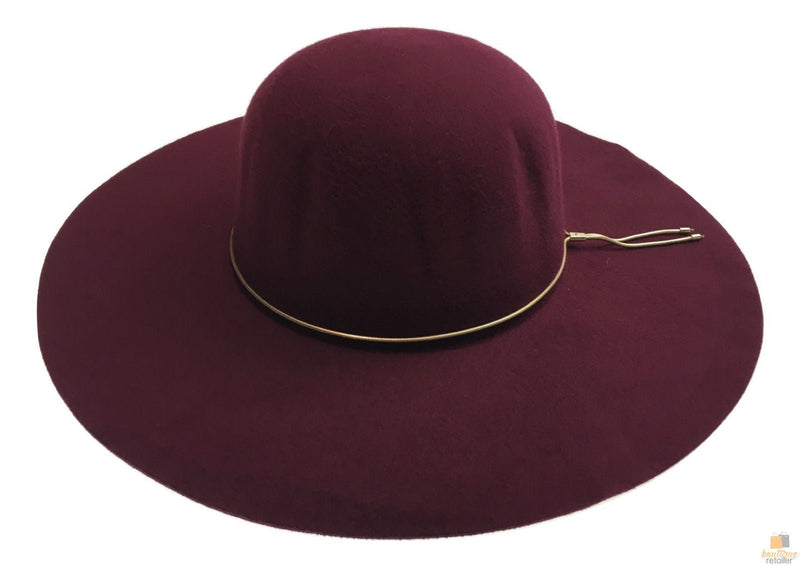 Load image into Gallery viewer, Wide Brim Felt Hat Floppy Vintage Fedora Bowler Cloche Ladies Fashion Cap-4
