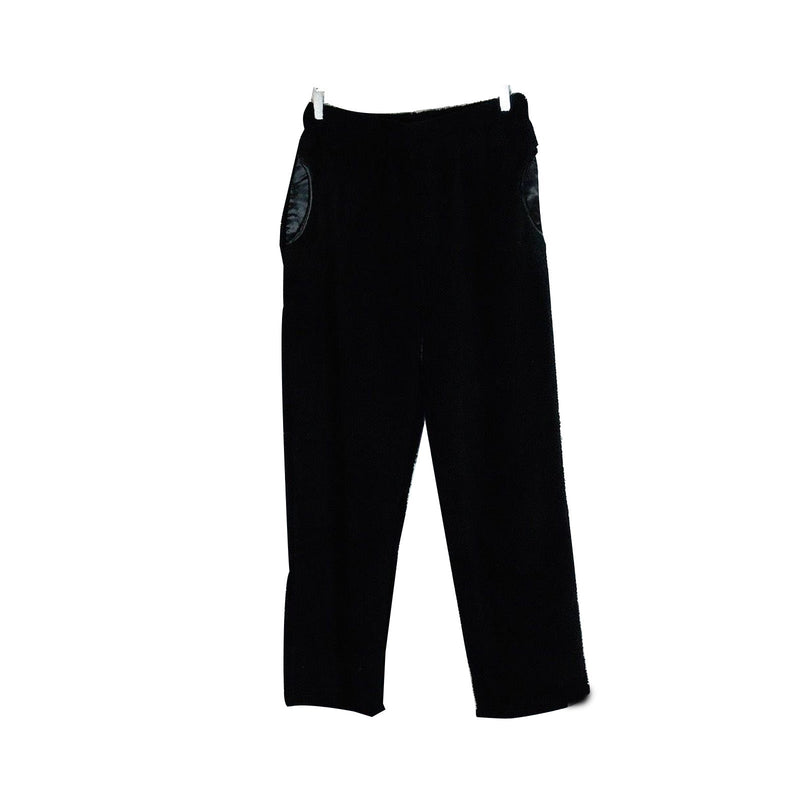 Load image into Gallery viewer, Womens TRACK PANTS Coral Fleece Fur Ultra Comfy Pyjamas Pajama Sleepwear Bottoms - Black-7
