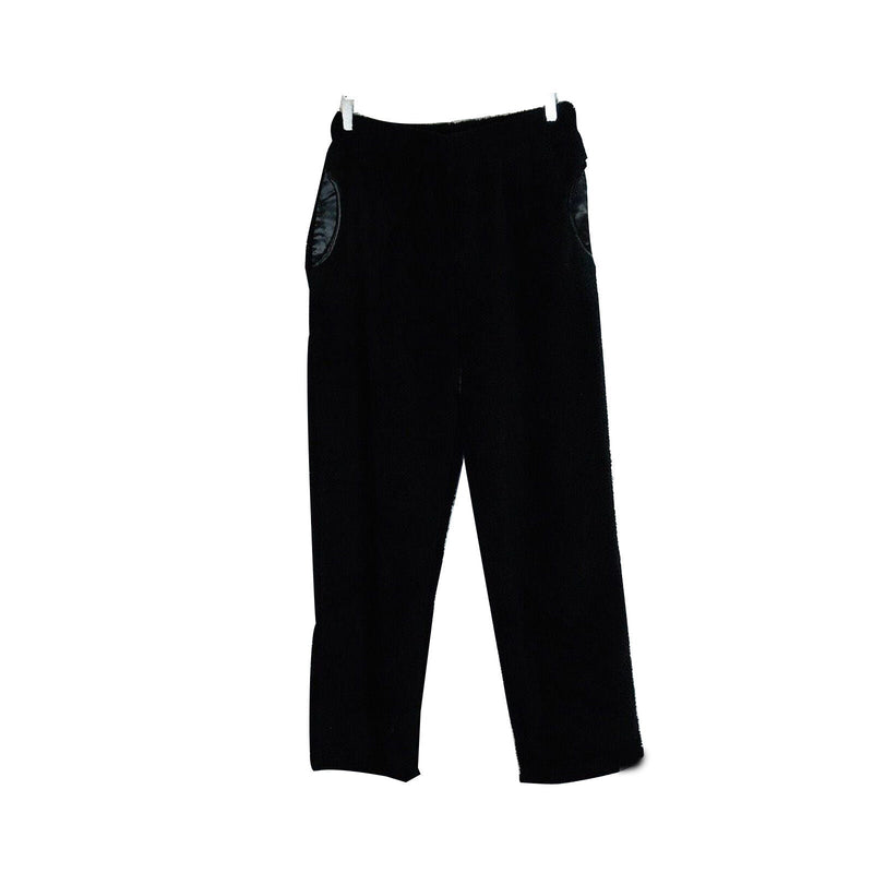 Load image into Gallery viewer, Womens TRACK PANTS Coral Fleece Fur Ultra Comfy Pyjamas Pajama Sleepwear Bottoms - Black-0
