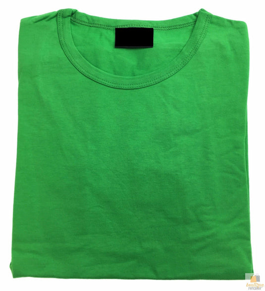 Womens Plain Ladies T SHIRT 100% COTTON Basic Tee Casual Top Size 6-24 T-Shirt-42