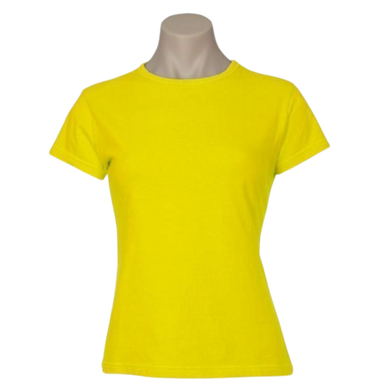 Load image into Gallery viewer, Womens Plain Ladies T SHIRT 100% COTTON Basic Tee Casual Top Size 6-24 T-Shirt-57
