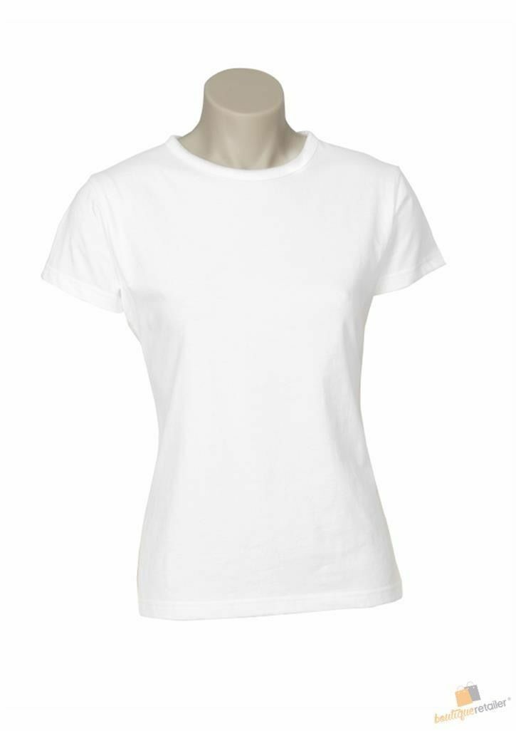 Load image into Gallery viewer, Womens Plain Ladies T SHIRT 100% COTTON Basic Tee Casual Top Size 6-24 T-Shirt-65
