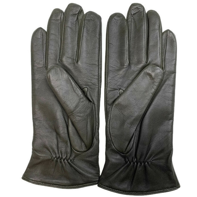 Load image into Gallery viewer, DENTS Womens Tweed Gloves Abraham Moon Herringbone - Fennel/Spruce-3

