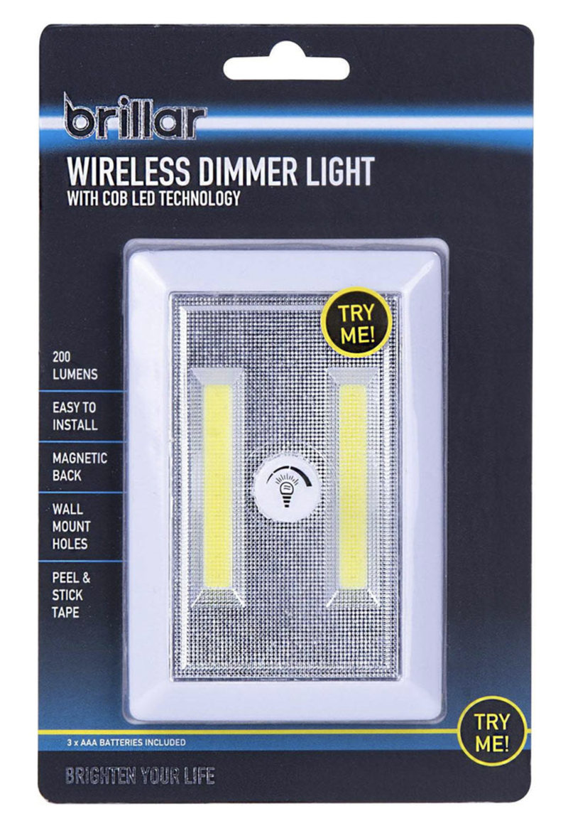 Load image into Gallery viewer, Brillar Wireless Dimmer Light with Cob Led Technology - White-0
