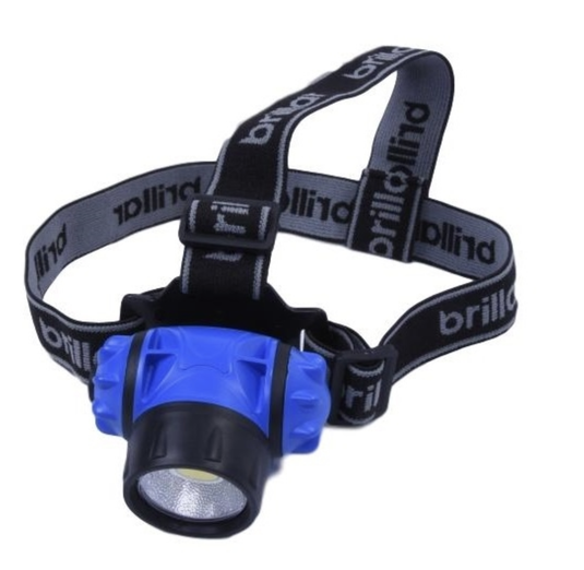 3 Mode Headlamp w COB LED Head Torch Adjustable Headband Wide Beam Light Camping Running-0