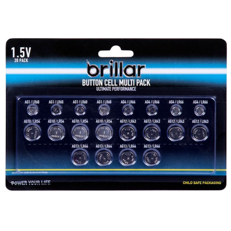 Load image into Gallery viewer, 20x Brillar Lithium Button Cell Batteries-2
