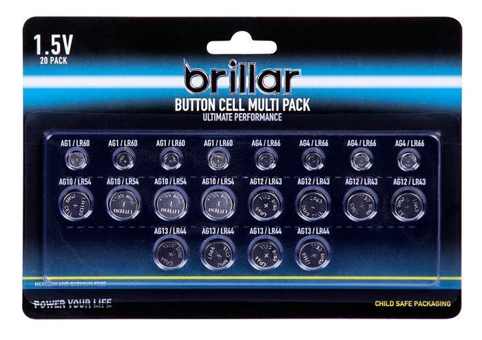 Load image into Gallery viewer, 20x Brillar Lithium Button Cell Batteries-0
