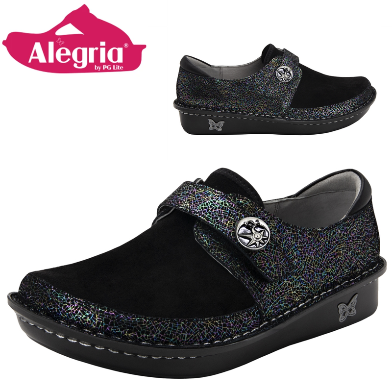 Load image into Gallery viewer, ALEGRIA Brenna Womens Comfort Strap Shoes Loafer Sneaker Walking - Moon Shadow-1
