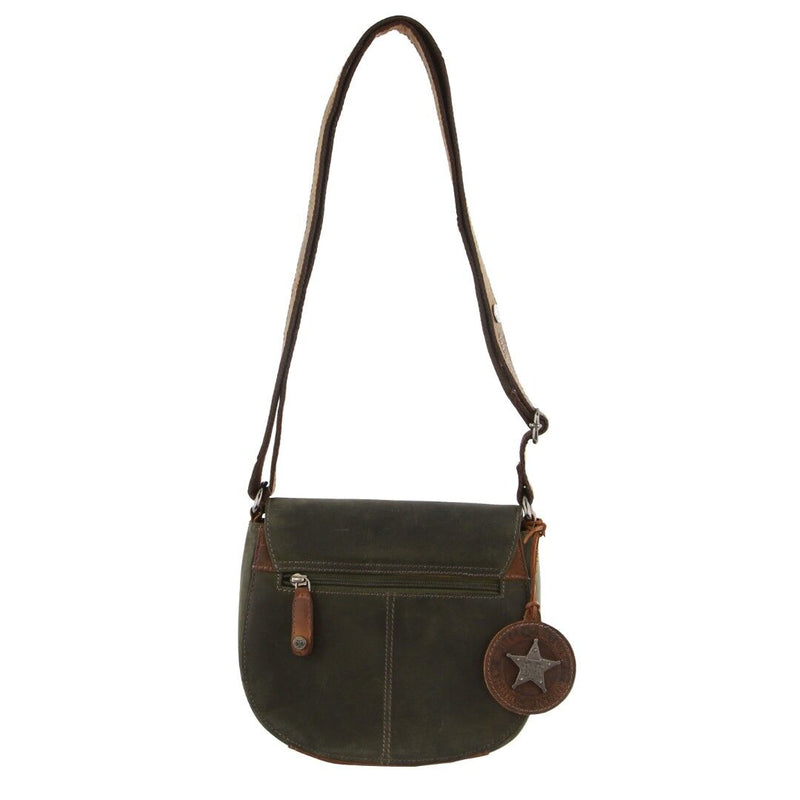 Load image into Gallery viewer, Billy The Kid Ladies Olive Leather Crossbody Womens Western Bag-2
