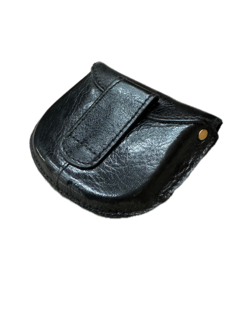 Load image into Gallery viewer, Milleni Genuine Leather Coin Purse Holder Wallet with Belt Loop - Black-4
