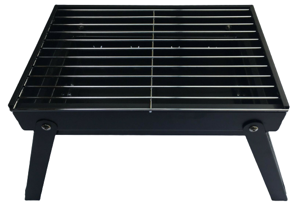 Load image into Gallery viewer, Premium Portable Charcoal Folding BBQ Grill Barbecue Foldable Travel - Black/Silver-3
