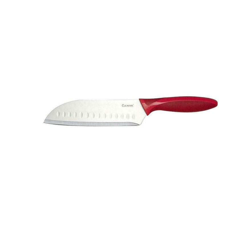 Load image into Gallery viewer, 17.5cm Culinare Santoku Knife Chef Cutlery Stainless Steel Kitchen Cutting-2
