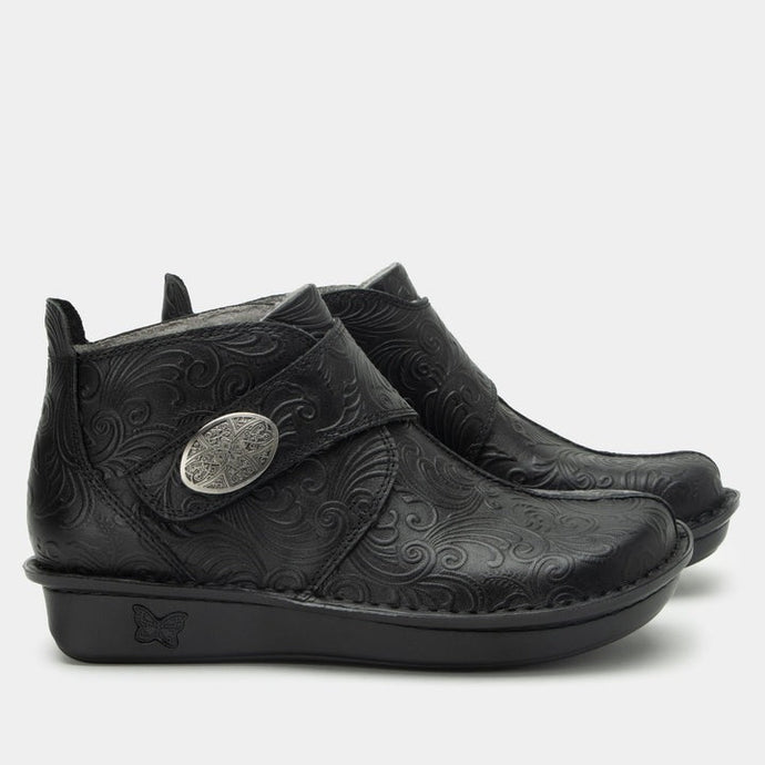 Alegria Caiti Casual Boots Womens Black Shoes in Night N Gale-4