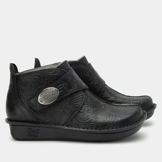 Alegria Caiti Casual Boots Womens Black Shoes in Night N Gale-4