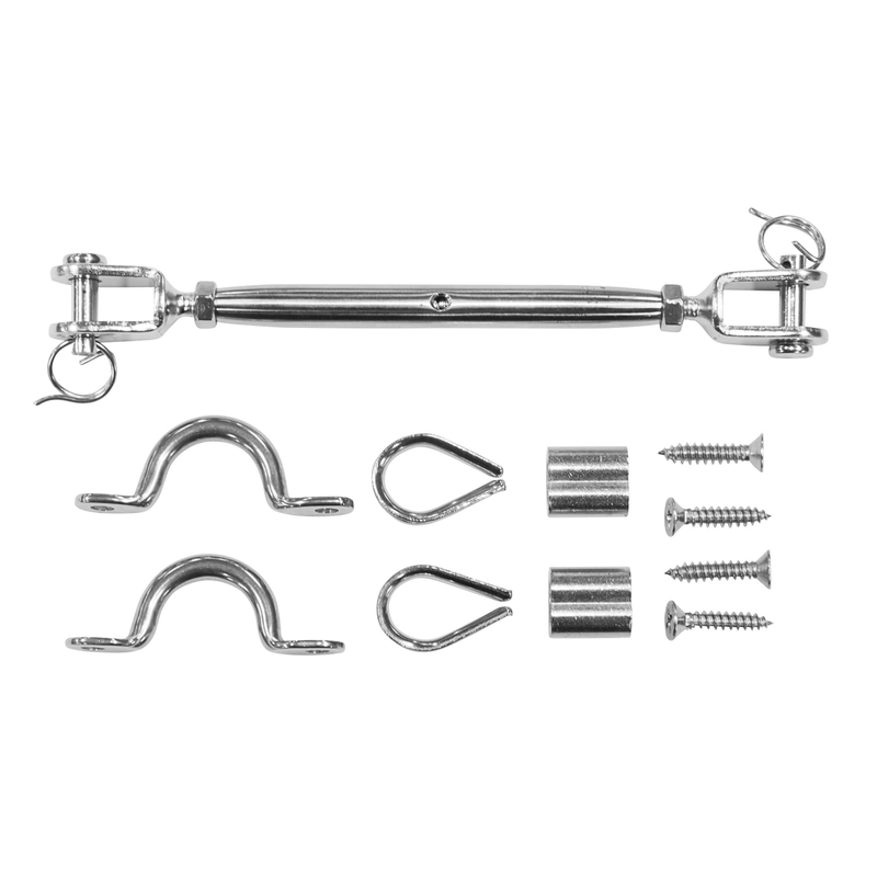 Load image into Gallery viewer, Pinnacle Hardware 316 Stainless Steel Marine Grade Jaw/Jaw Bottlescrew Balustradig Kit CHS033-1
