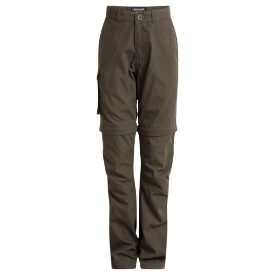 Craghoppers Kiwi Cargo II Convertible Cargo Hiking Trousers in Woodland Green-0