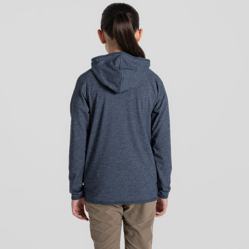Load image into Gallery viewer, Craghoppers NosiLife Frey Kids Hooded Jacket – Insect Repellent | Blue Navy Marl
