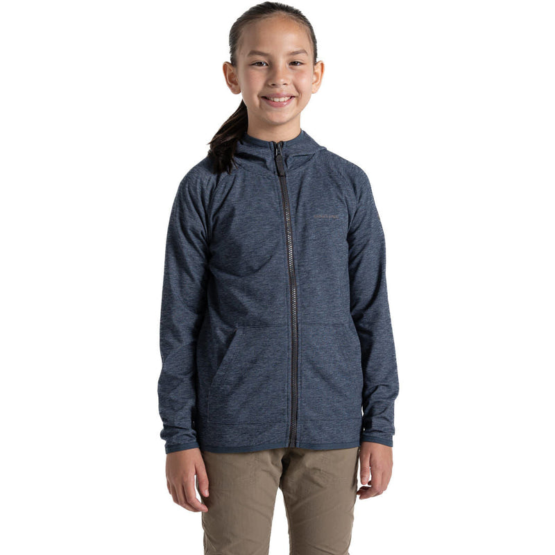 Load image into Gallery viewer, Craghoppers NosiLife Frey Kids Hooded Jacket in Blue Navy Marl-1
