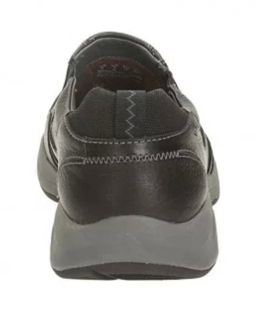 CLARKS Mens Wavekorey Free Formal Slip On Dress Leather Shoes G Width Fit-4