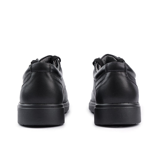 Class Junior Lace School Shoes - Black