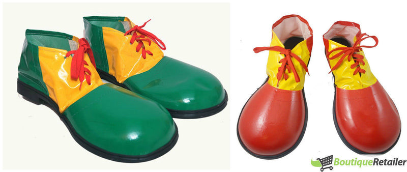 Load image into Gallery viewer, CLOWN SHOES Costume Fancy Dress Adult Circus Party Halloween Accessory Large-0
