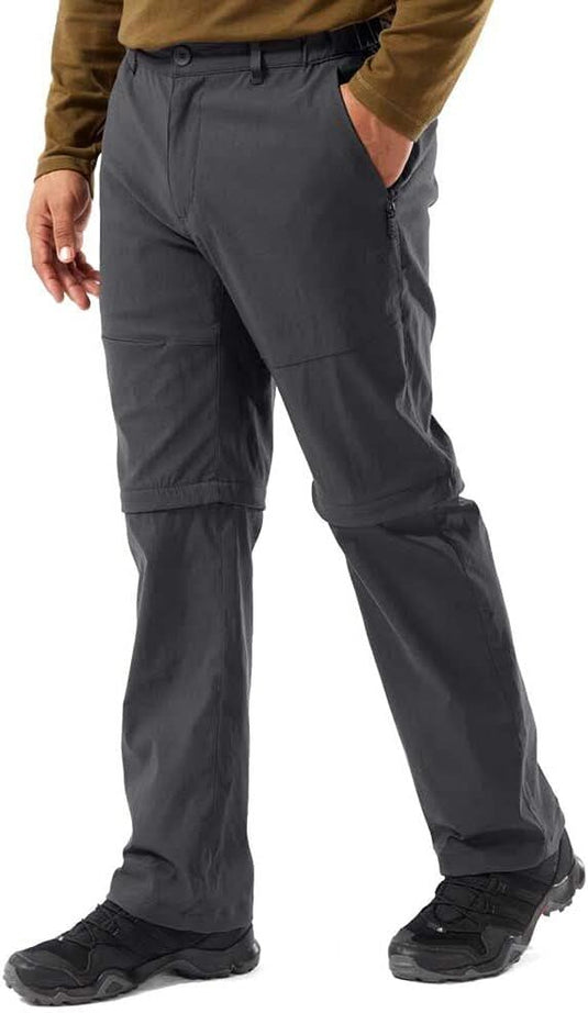 Craghoppers Kiwi Pro Convertible Trousers – Stretch | Dark Lead