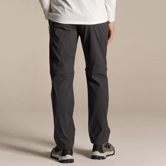 Craghoppers Kiwi Pro III Convertible Stretch Trousers – Dark Lead | Regular