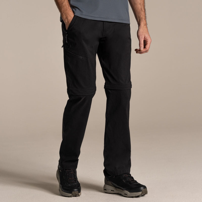 Load image into Gallery viewer, Craghoppers Kiwi Pro III Convertible Stretch Trousers – Black | Regular
