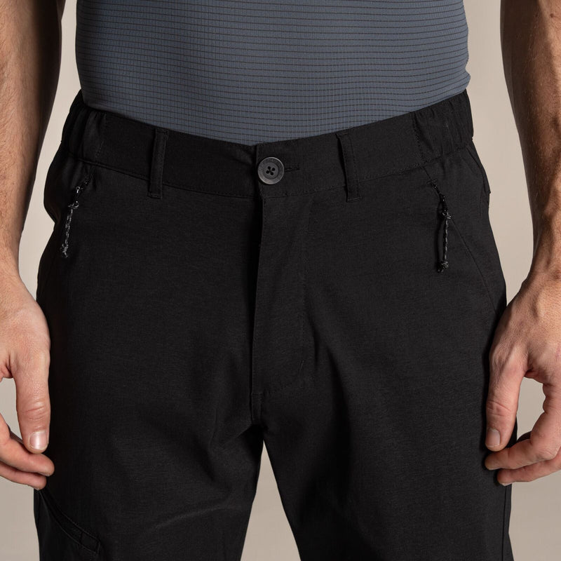 Load image into Gallery viewer, Craghoppers Kiwi Pro III Convertible Stretch Trousers – Black | Regular

