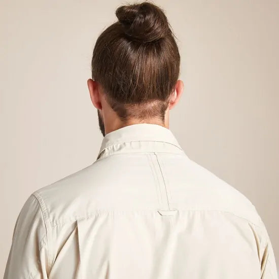 Load image into Gallery viewer, Craghoppers Kiwi Long Sleeve Outdoor Shirt – Oatmeal
