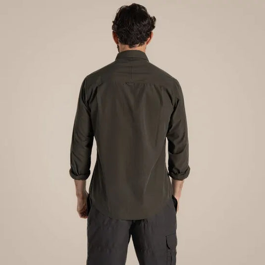 Craghoppers Kiwi Long Sleeve Outdoor Shirt in Woodland Green-4
