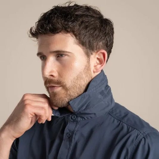 Craghoppers Kiwi Short Sleeve Outdoor Shirt – Ombre Blue