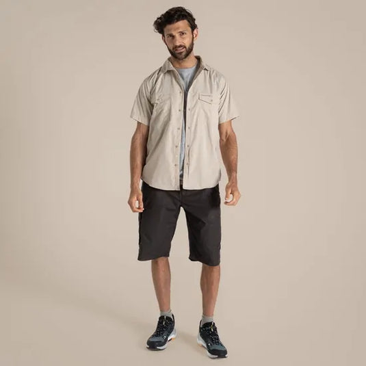 Craghoppers Kiwi Short Sleeve Outdoor Shirt – Oatmeal