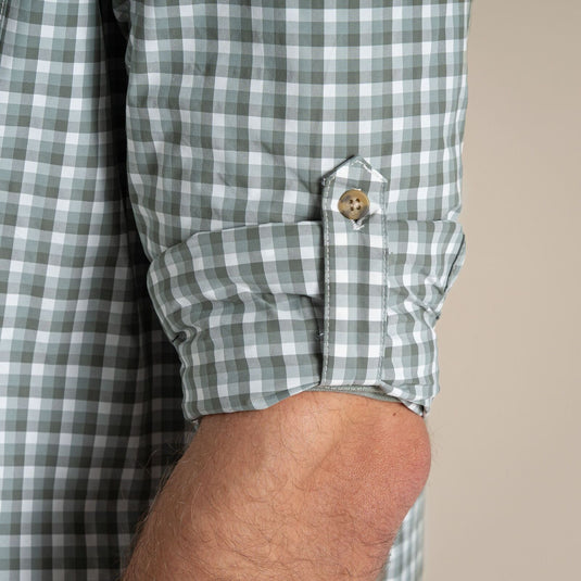 Craghoppers NosiLife Long Sleeve Shirt | Lichen Green/Ecru