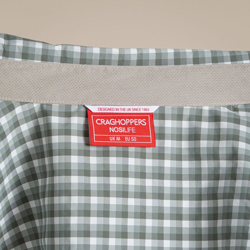 Load image into Gallery viewer, Craghoppers NosiLife Long Sleeve Shirt | Lichen Green/Ecru
