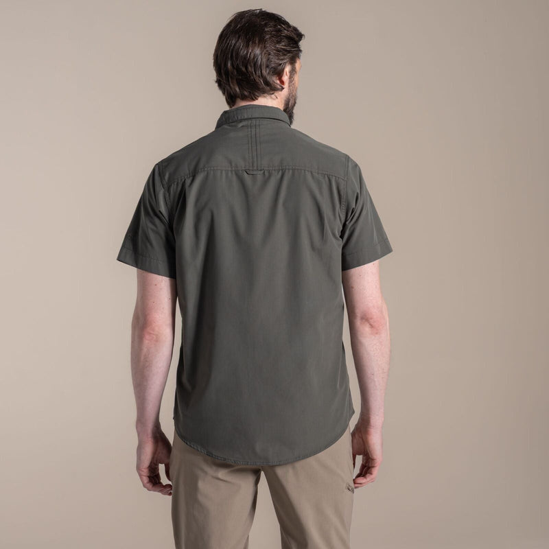 Load image into Gallery viewer, Craghoppers Kiwi II Short Sleeve UPF50+ Hiking Shirt in Cedar-4
