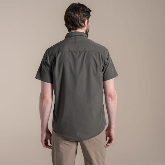 Craghoppers Kiwi II Short Sleeve UPF50+ Hiking Shirt in Cedar-4