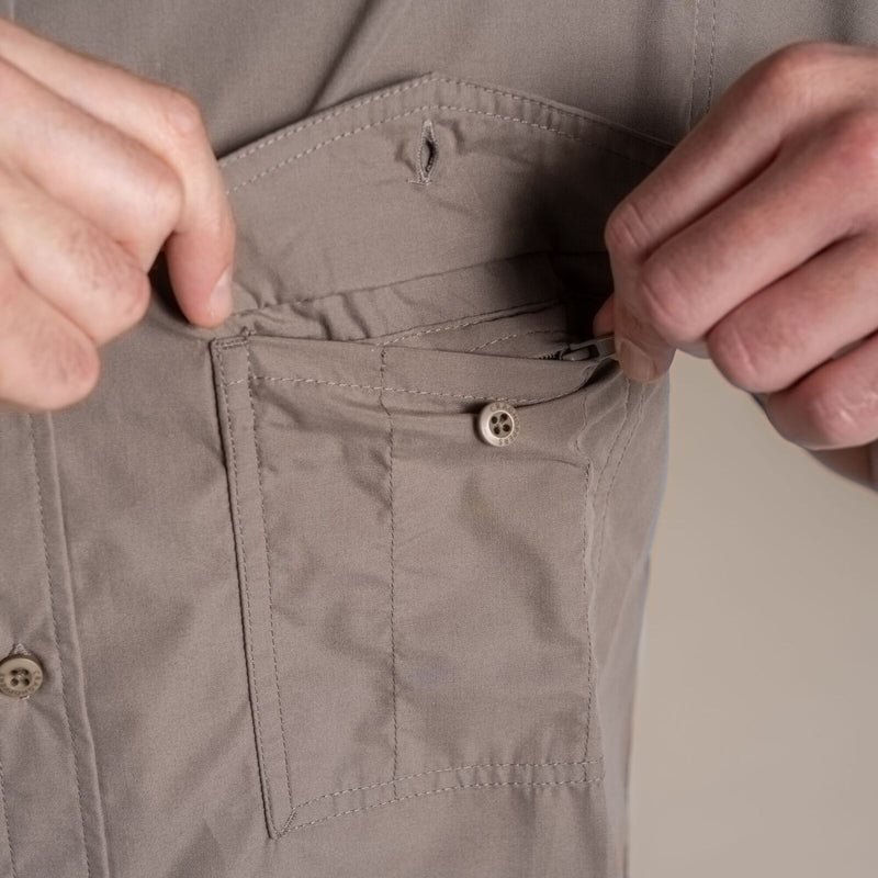 Load image into Gallery viewer, Craghoppers Kiwi II Short Sleeve Hiking Shirt – UPF50+ | Pebble
