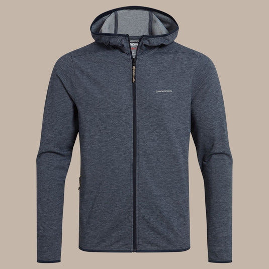 Craghoppers NosiLife Deft Hooded Travel Jacket – Insect Repellent | Blue Navy Marl