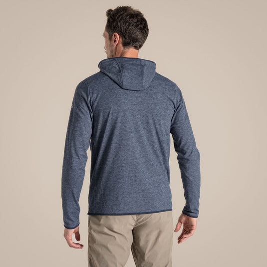 Craghoppers NosiLife Deft Hooded Travel Jacket in Blue Navy Marl-4
