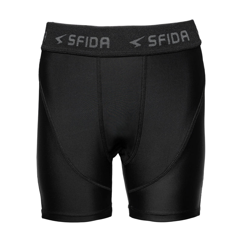 Load image into Gallery viewer, Compression Junior Quarter Short - Black-0
