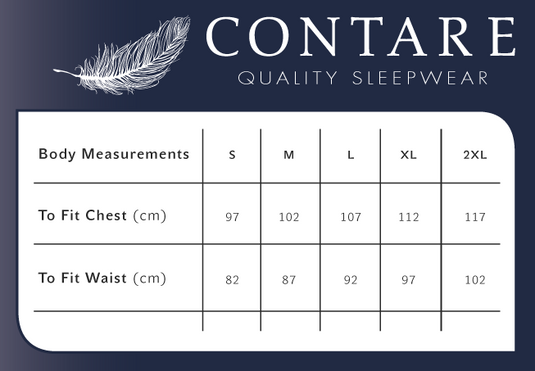 Contare V-Neck Mens Night Shirt 100% Cotton Pyjamas PJs Sleepwear Nightie Gown in Red-2
